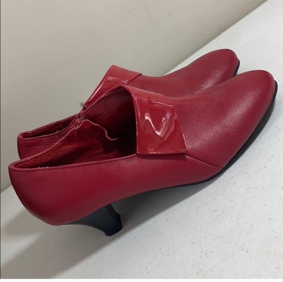 AJ Valenci Built for Comfort Leather Shoes Red, size 12.5 W, fits a size 13 - Picture 1 of 9